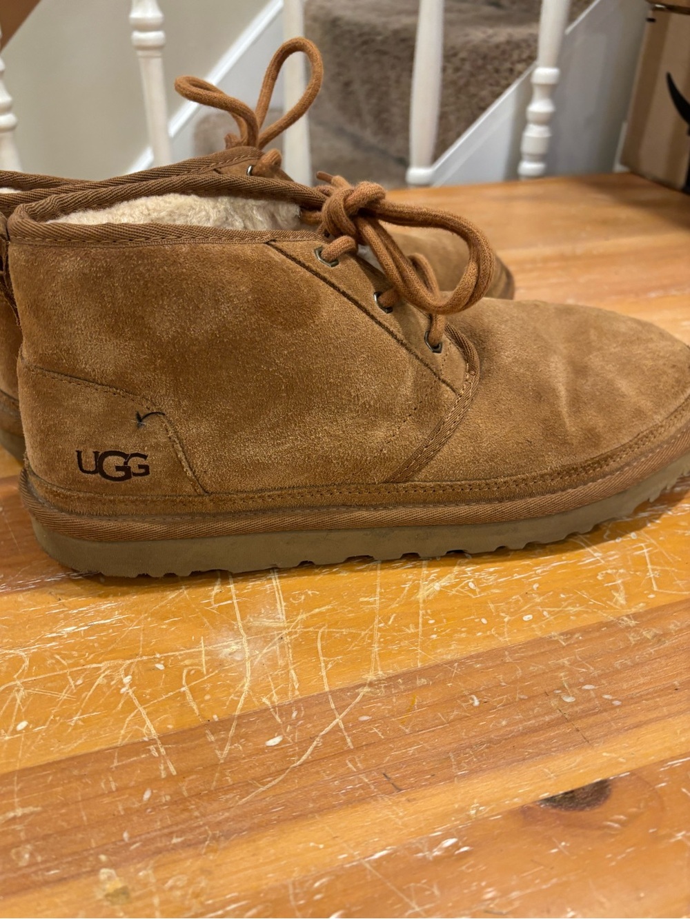 UGG Women’s Chestnut Brown Suede Chukka Boots